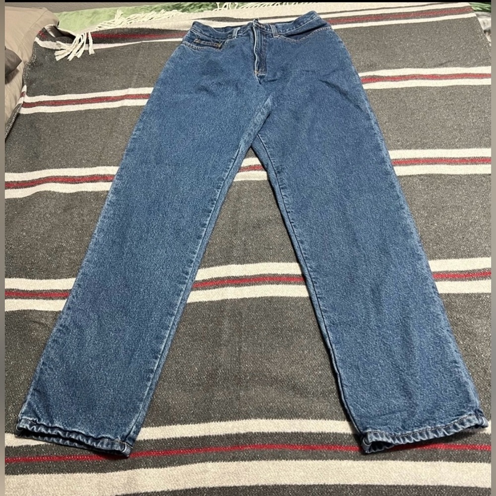 Vintage LL Bean Floral Flannel Lined Jeans
Women's Zs 10 Tall 33”Relaxed Fit